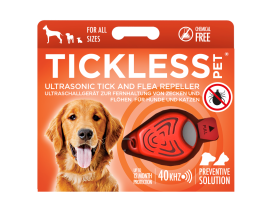 TICKLESS PET-orange/Ultradźwiękowa ochrona przed kleszczami