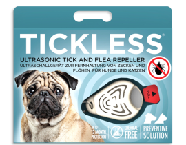 TICKLESS PET-BEIGE/Ultradźwiękowa ochrona przed kleszczami